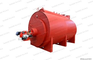 Котел паровой 1.2 тонны 170 С на мазуте и отработанном масле